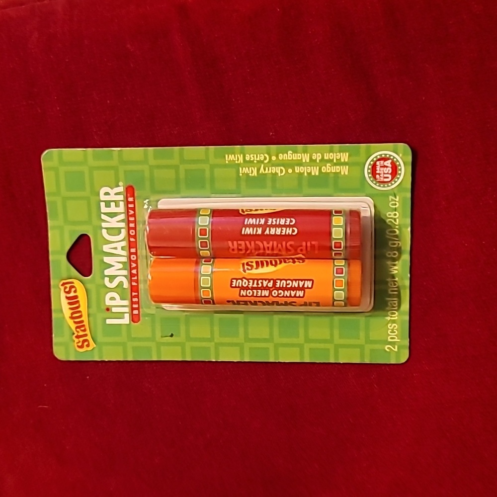 Lip Smacker Starburst Tropical Duo Lip Balm 2pk Best Flavor Forever New